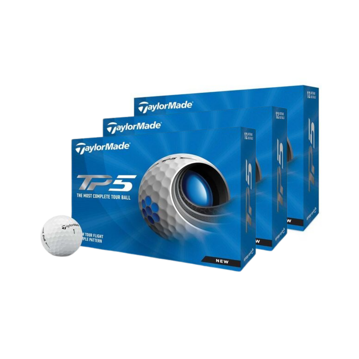 TaylorMade Golf Balls - TP5/TP5x - (3 Dozen Pack) - GolfText